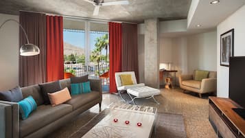 Suite - 1 kingsize-seng (Loft) | 1 soveværelse, premium-sengetøj, senge med topmadrasser, minibar