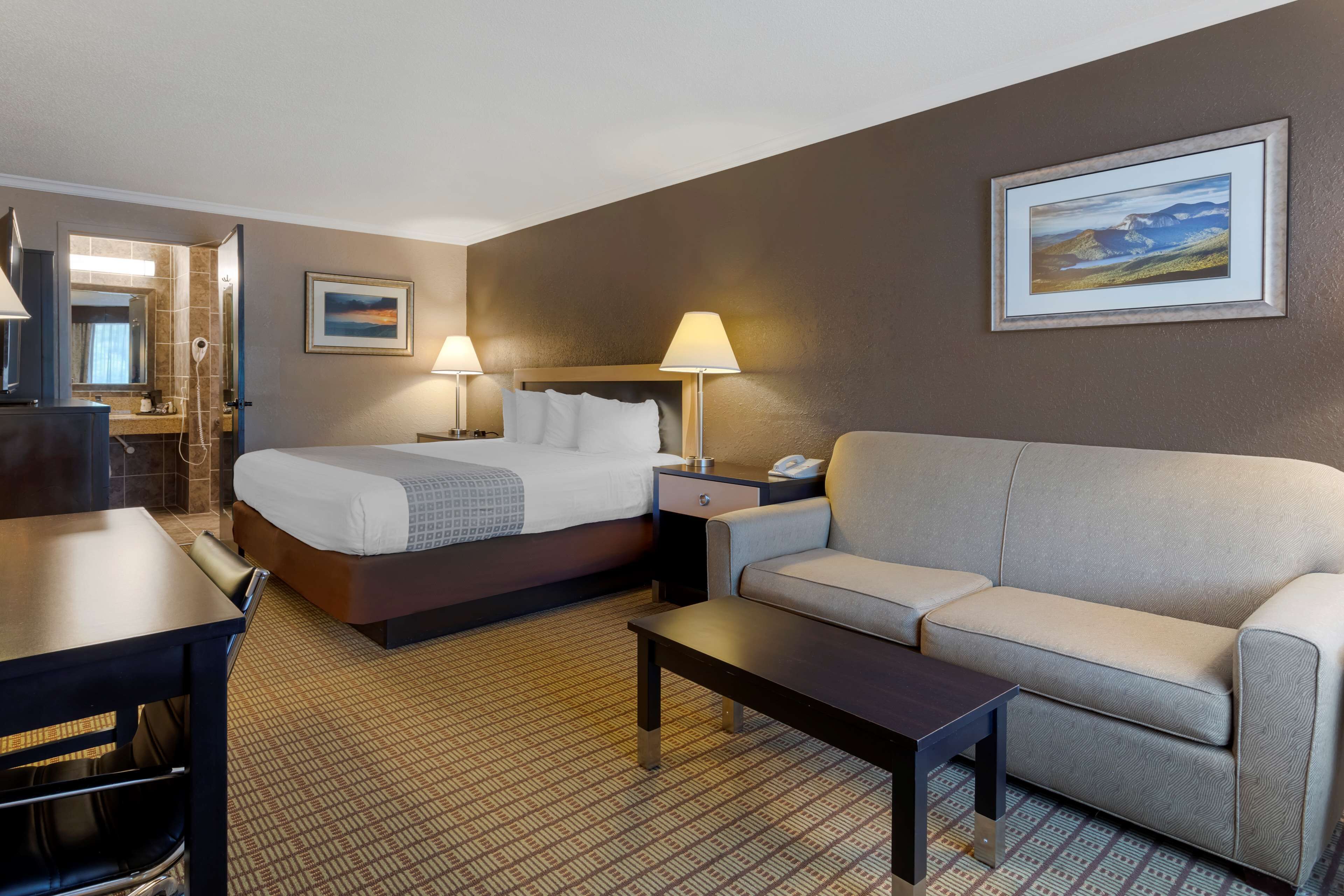 in-room safe, desk, laptop workspace, iron/ironing board