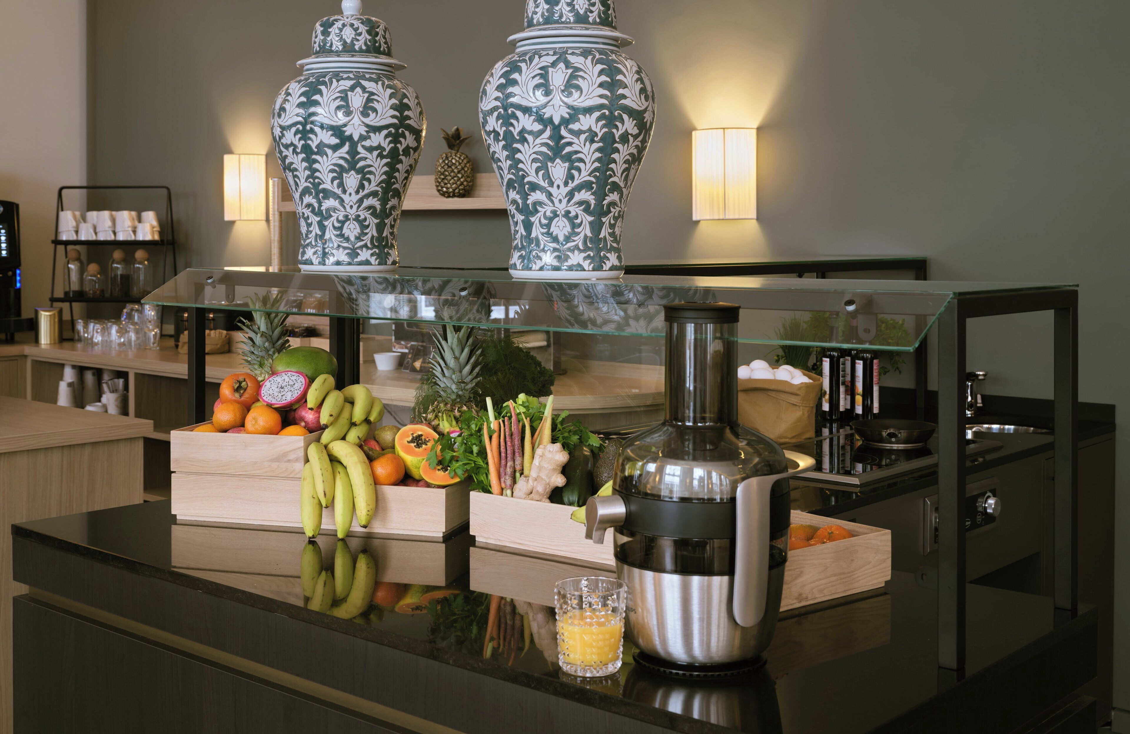 Daily buffet breakfast (EUR 26 per person)