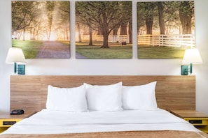 Blackout drapes, iron/ironing board, free cribs/infant beds, free WiFi