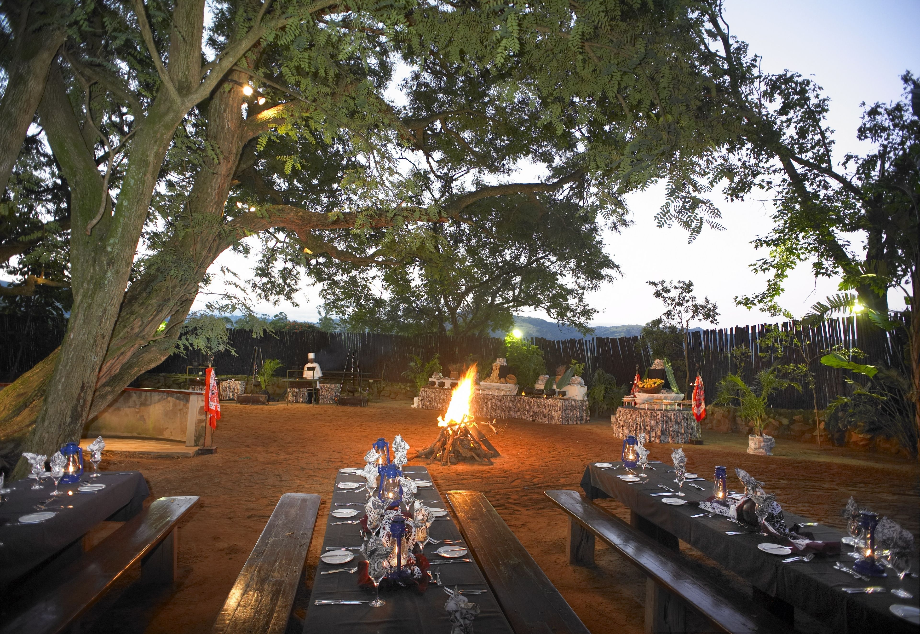 Aire de pique-nique/barbecue