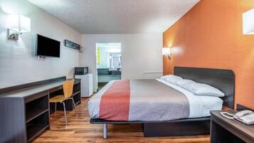Desk, iron/ironing board, free WiFi, bed sheets