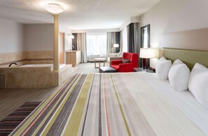 Phòng Suite, 1 giường cỡ king, không hút thuốc | Bộ đồ giường cao cấp, chăn bông, nệm có lớp đệm bông, bàn 