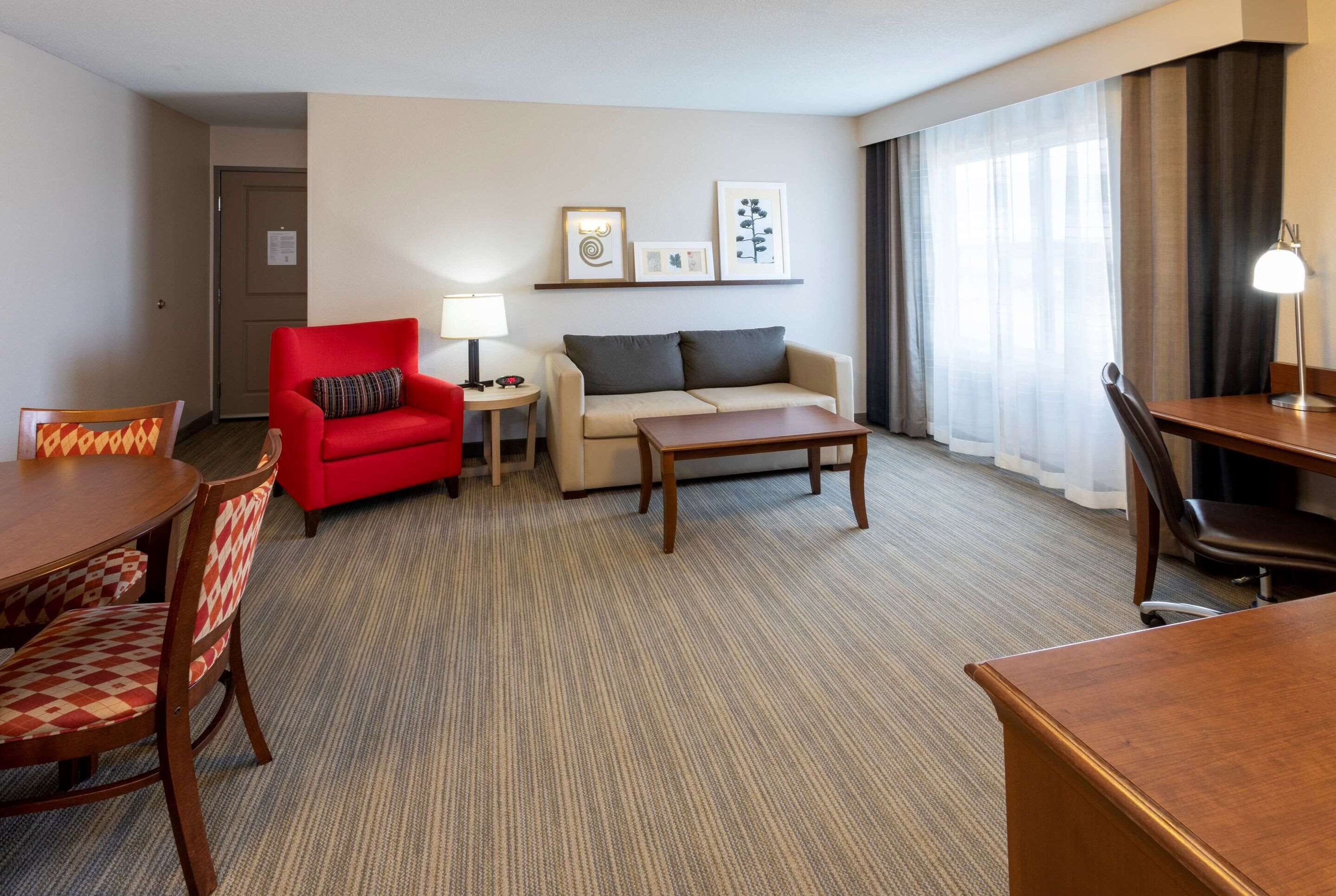Suite, 1 King Bed with Sofa bed, Non Smoking (Extended Stay) | Premium bedding, down comforters, pillowtop beds, desk