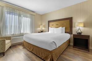 Suite, 1 King Bed, Non Smoking (Oversized Room;with Sofabed) | Premium bedding, desk, laptop workspace, blackout drapes - Best Western Plus Big America (Santa Maria)