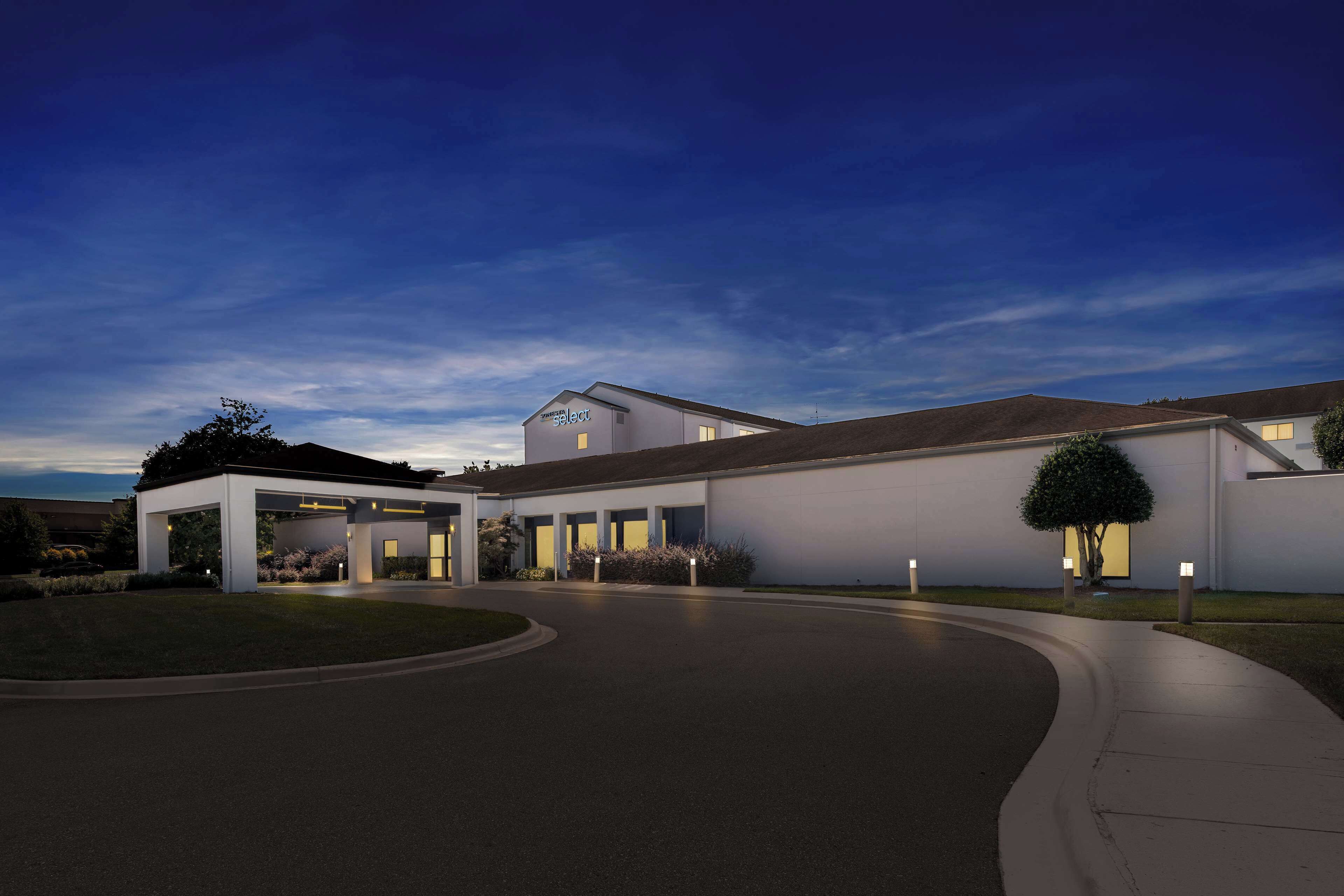 Front of property – evening/night