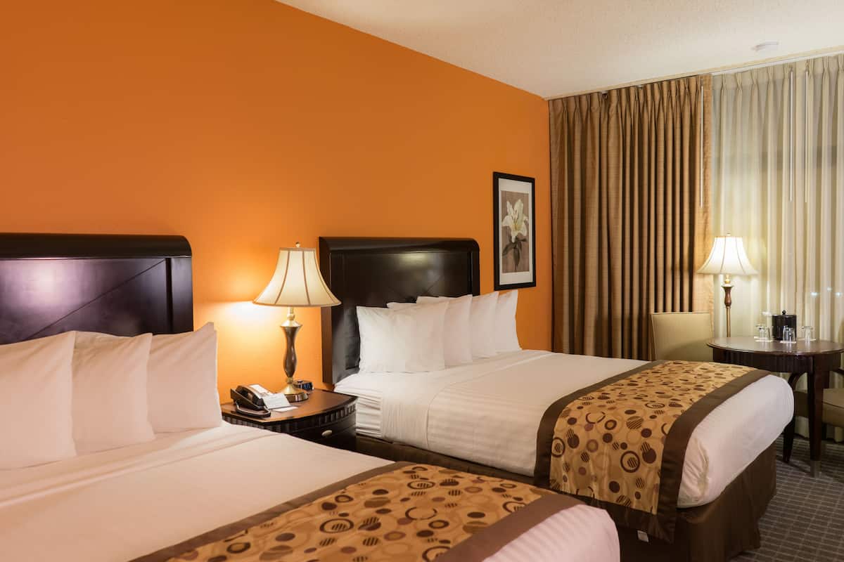 Pillow-top beds, in-room safe, desk, blackout curtains
