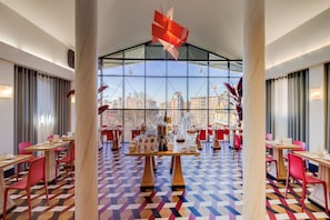 Daily buffet breakfast (EUR 18 per person)