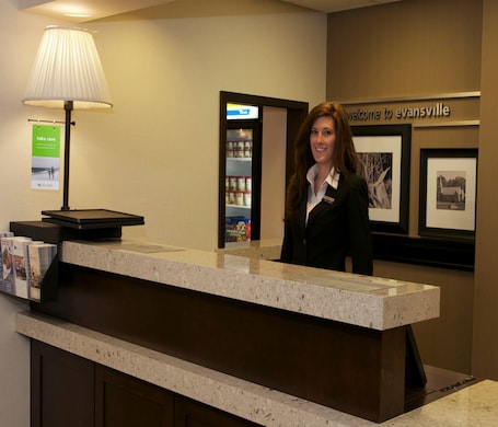 Reception. Hampton Inn Evansville
