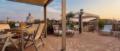 Terrasse sur le toit