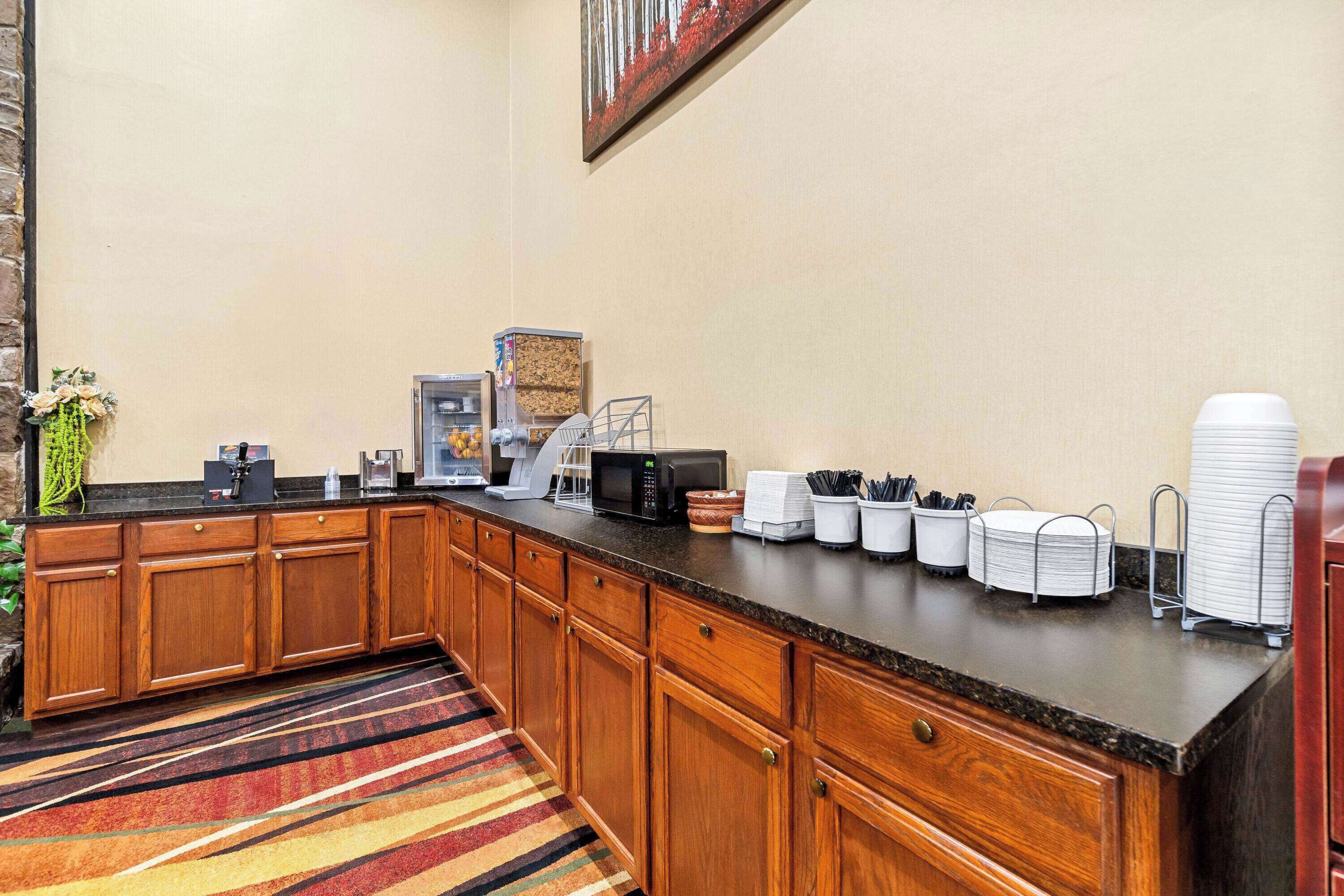 Free daily on-the-go breakfast