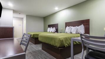 Standard Room, 2 Queen Beds | Individually furnished, desk, blackout drapes, iron/ironing board