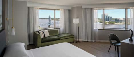 Premium bedding, down duvets, pillow-top beds, in-room safe