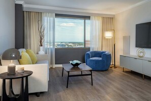 Premium bedding, down duvets, pillow-top beds, in-room safe