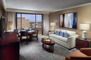 Premium bedding, down duvets, pillow-top beds, in-room safe