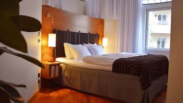 Junior Suite | Allergitestade sÀngklÀder och mörklÀggningsgardiner