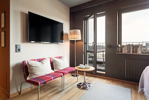 Executive with Balcony | Peralatan tempat tidur hipoalergenik, langsir/tirai gelap terus