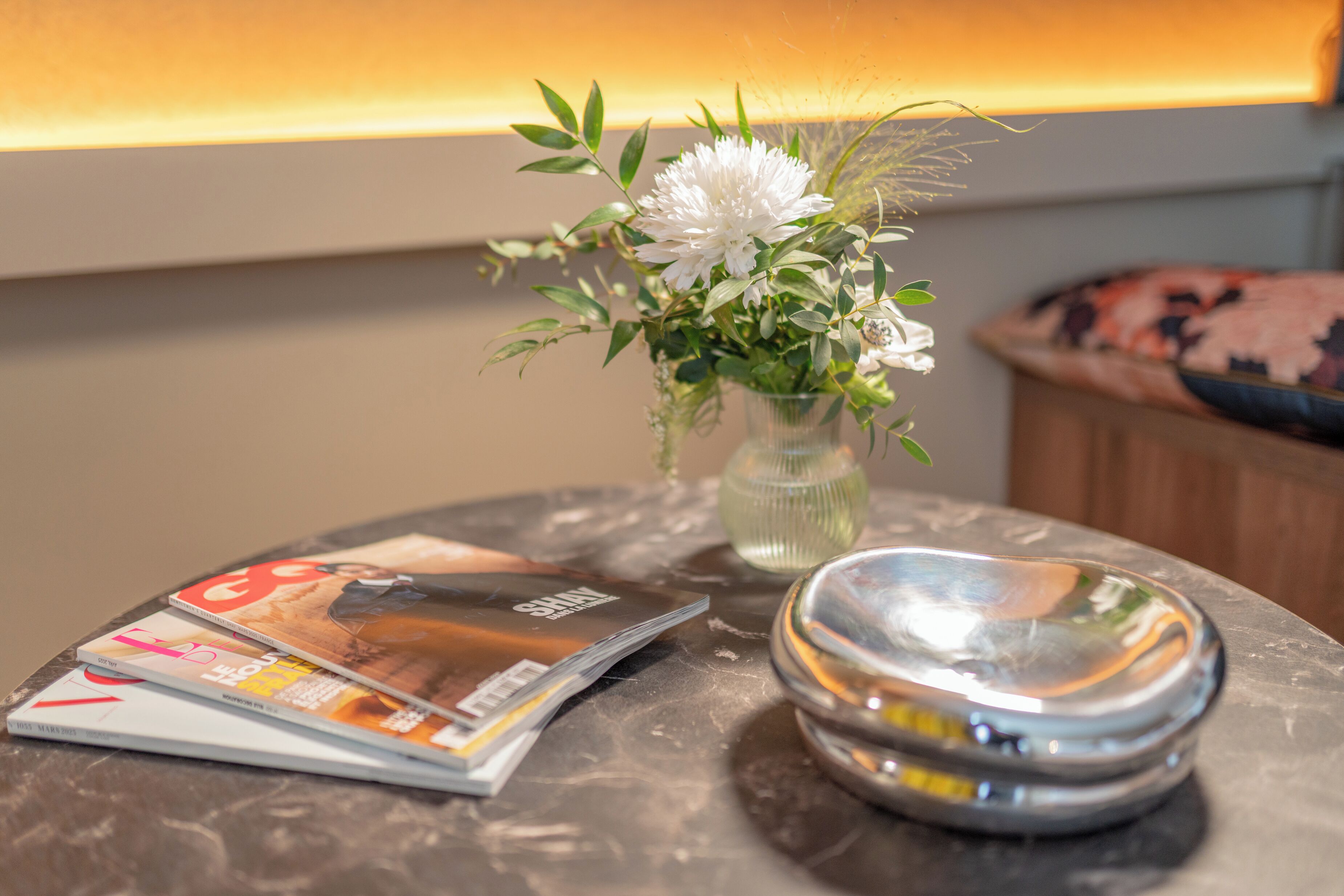 eco-friendly toiletries, hair dryer, bathrobes, slippers