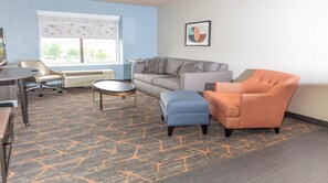 Desk, blackout curtains, iron/ironing board, free cots/infant beds