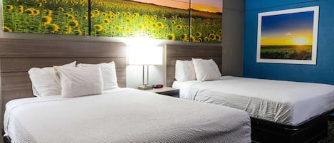 Desk, iron/ironing board, free cots/infant beds, free WiFi