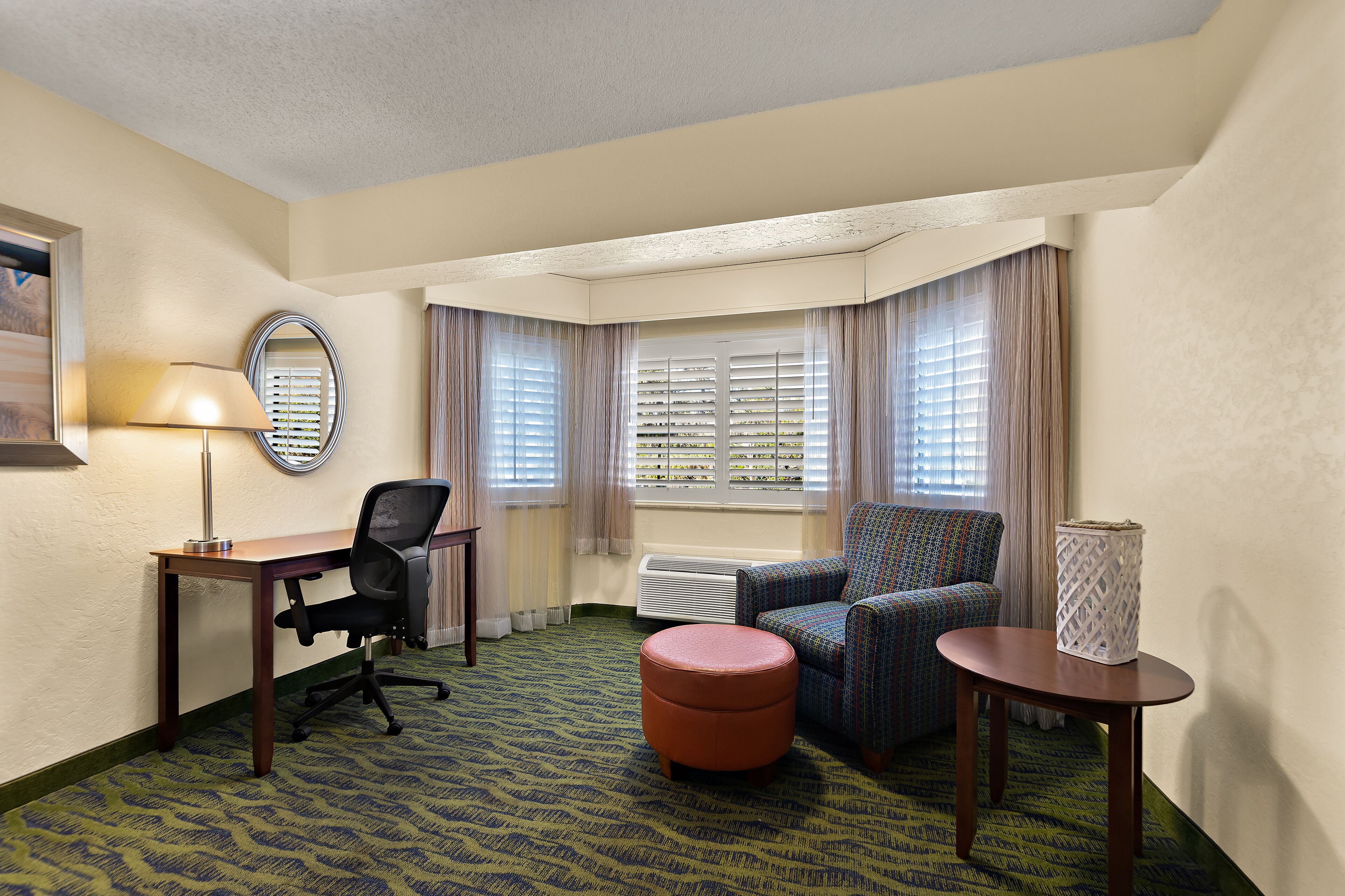 standard room, 2 double beds, non smoking | living area | tv