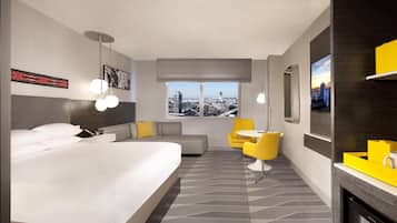 Premium bedding, pillowtop beds, in-room safe, desk