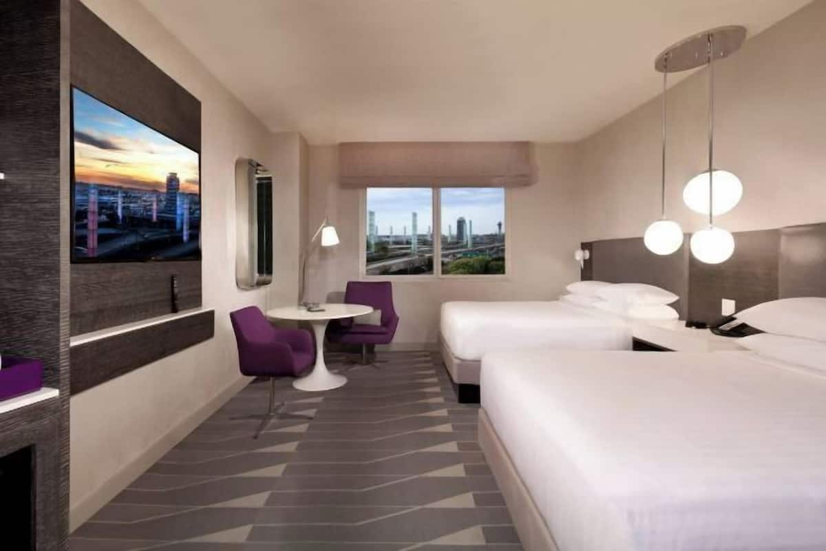 Premium bedding, pillow-top beds, in-room safe, desk