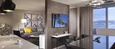 Premium bedding, pillow-top beds, in-room safe, desk