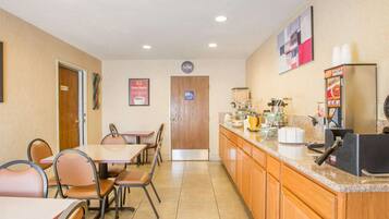 Free daily on-the-go breakfast