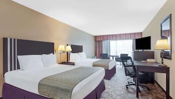 Standard Room, 2 Queen Beds | Blackout drapes, iron/ironing board, cribs/infant beds, rollaway beds