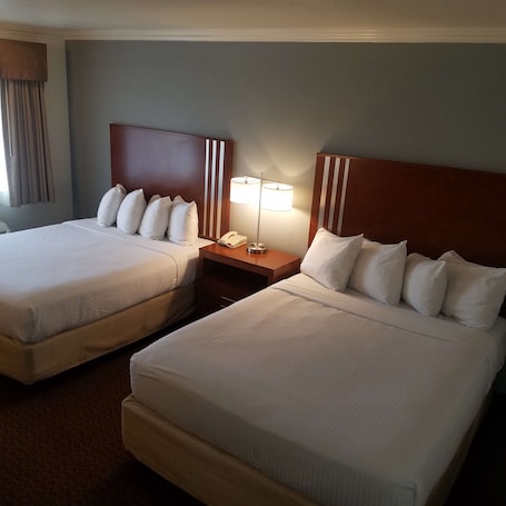 Standard Room, 2 Queen Beds, Non Smoking, Refrigerator & Microwave | Desk, laptop workspace, iron/ironing board, WiFi. SureStay Hotel by Best Western Hollister