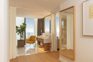 Literie de qualité, minibar, coffre-fort pour ordinateur portable