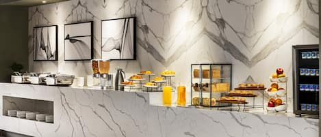 Daily buffet breakfast (CAD 18.00 per person)