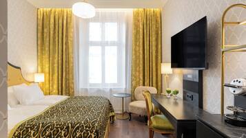 Down comforters, minibar, in-room safe, individually decorated