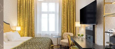 Down comforters, minibar, in-room safe, individually decorated