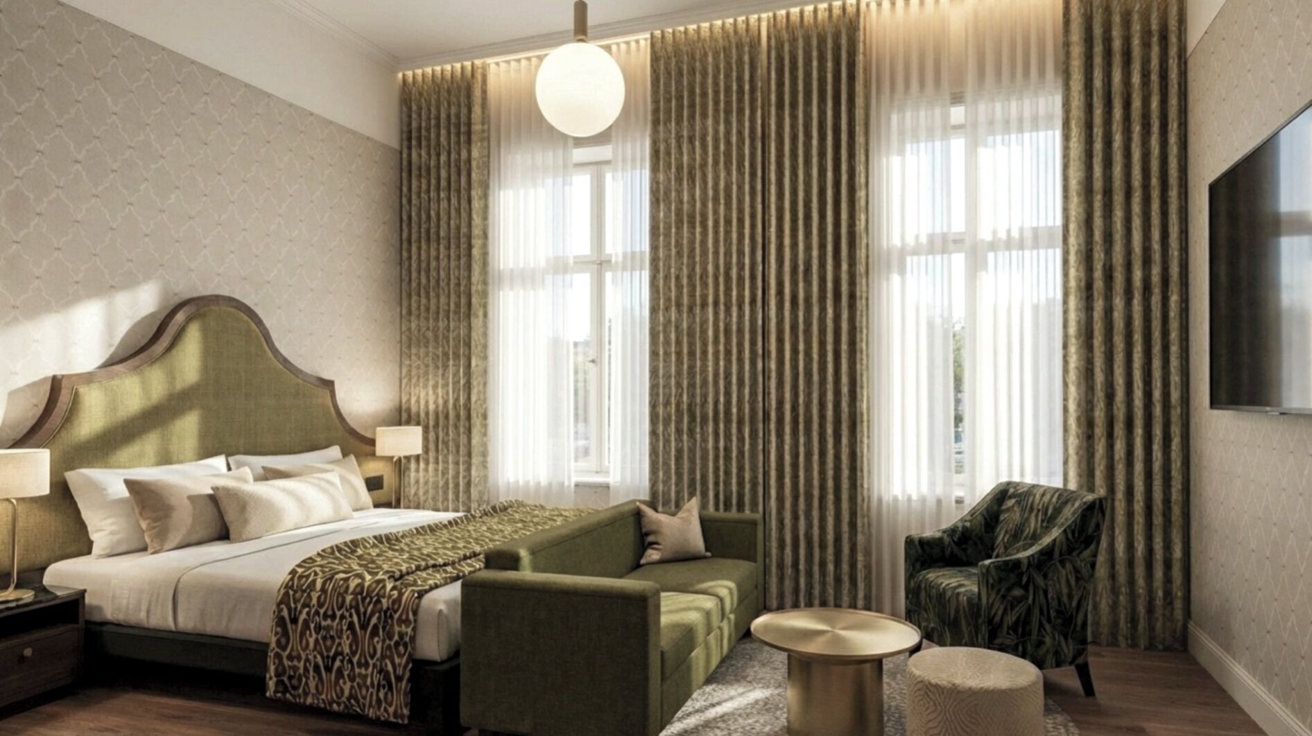 Couette en duvet d'oie, minibar, coffres-forts dans les chambres