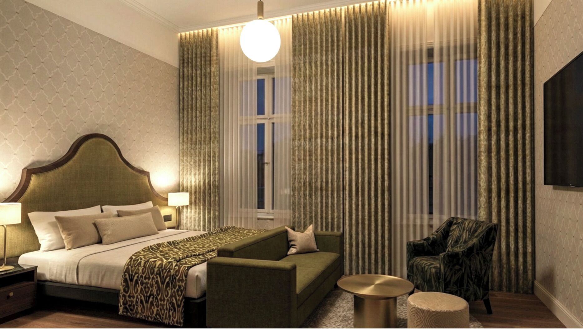 Couette en duvet d'oie, minibar, coffres-forts dans les chambres