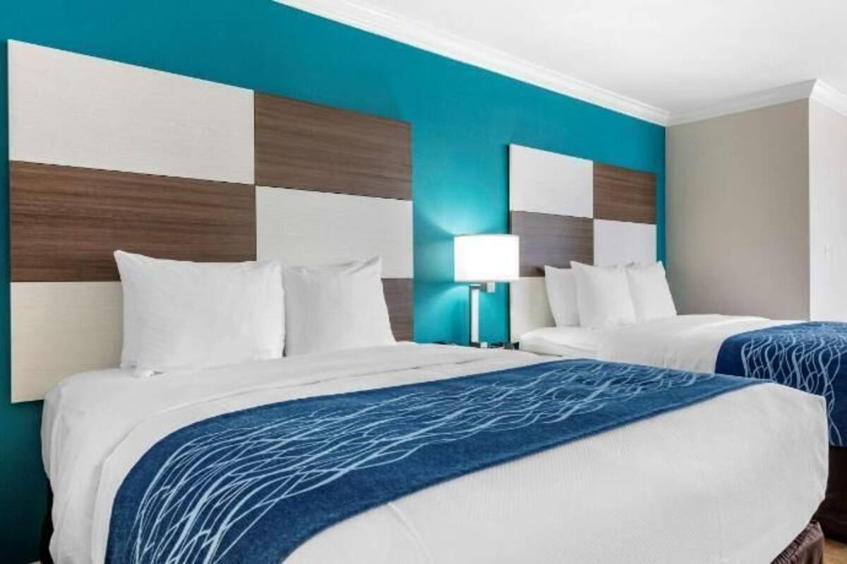 Egyptian cotton sheets, premium bedding, pillow-top beds, desk