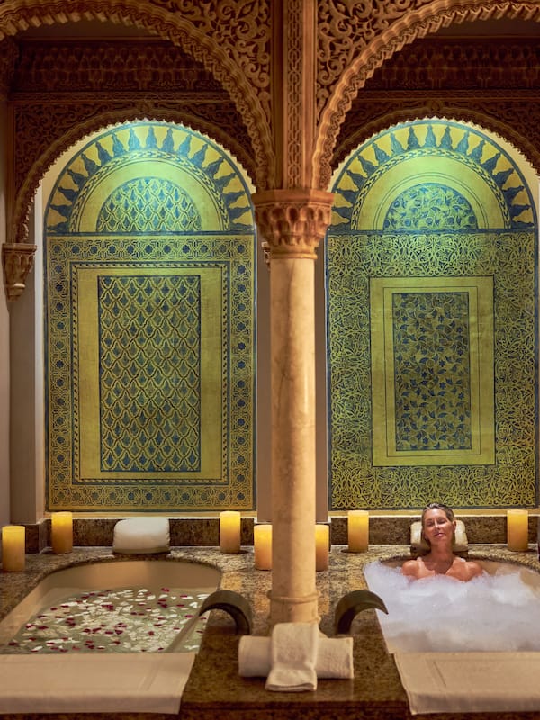Hot tub, body treatments, aromatherapy, beach massages, body wraps