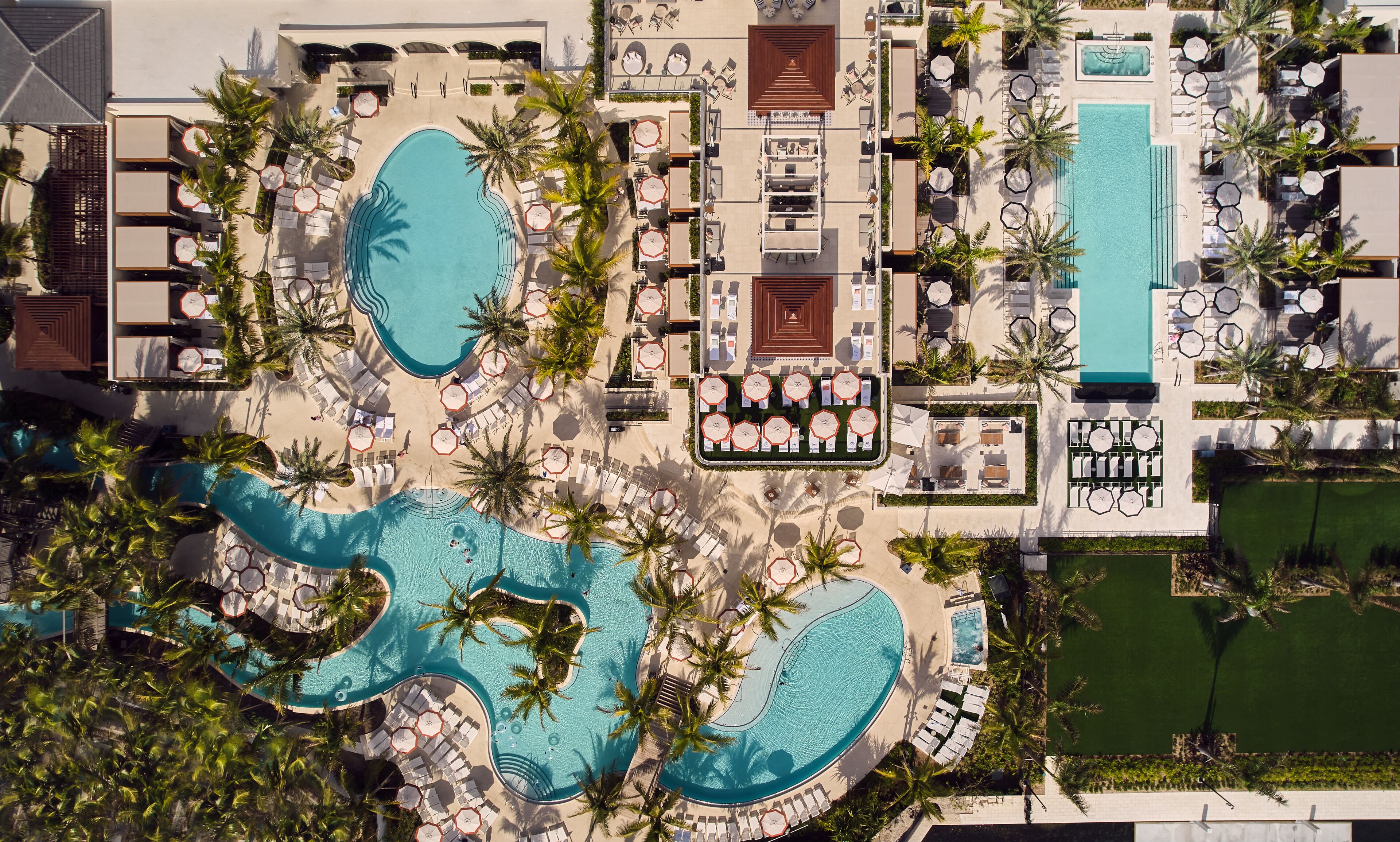 3 outdoor pools, pool cabanas (surcharge), pool umbrellas