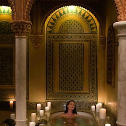 Hot tub, body treatments, aromatherapy, beach massages, body wraps