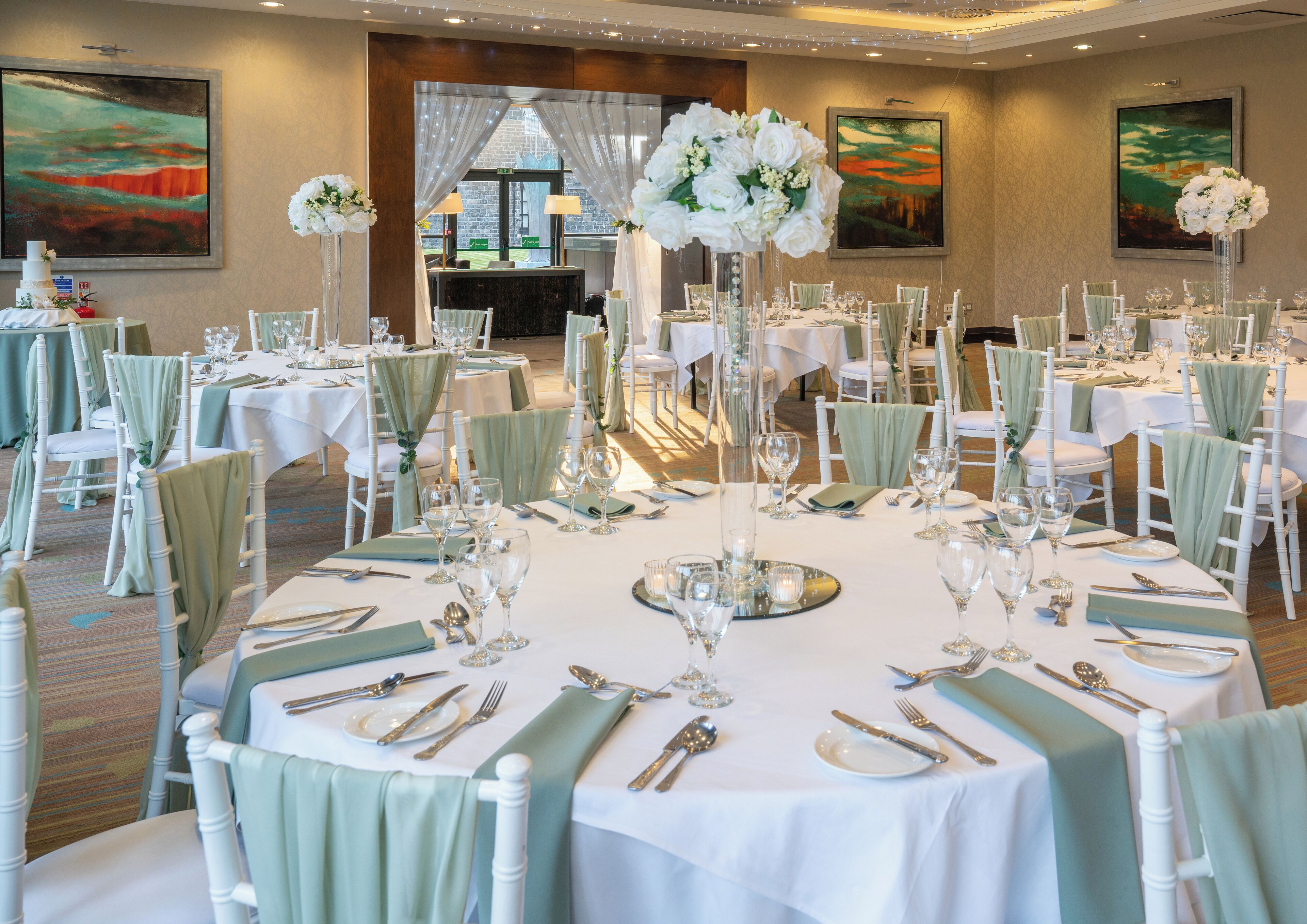 Área interna para casamento