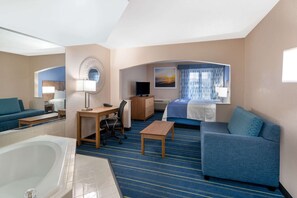 Suite, 1 très grand lit, non-fumeurs | Bureau, fer et planche à repasser, Wi-Fi gratuit, draps fournis