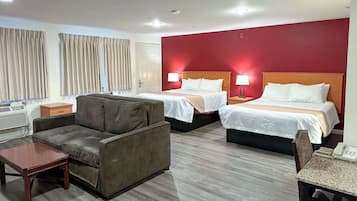 Suite, Multiple Beds, Non Smoking | Desk, iron/ironing board, free WiFi, bed sheets