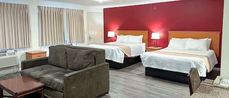 Suite, Multiple Beds, Non Smoking | Desk, iron/ironing board, free WiFi, bed sheets