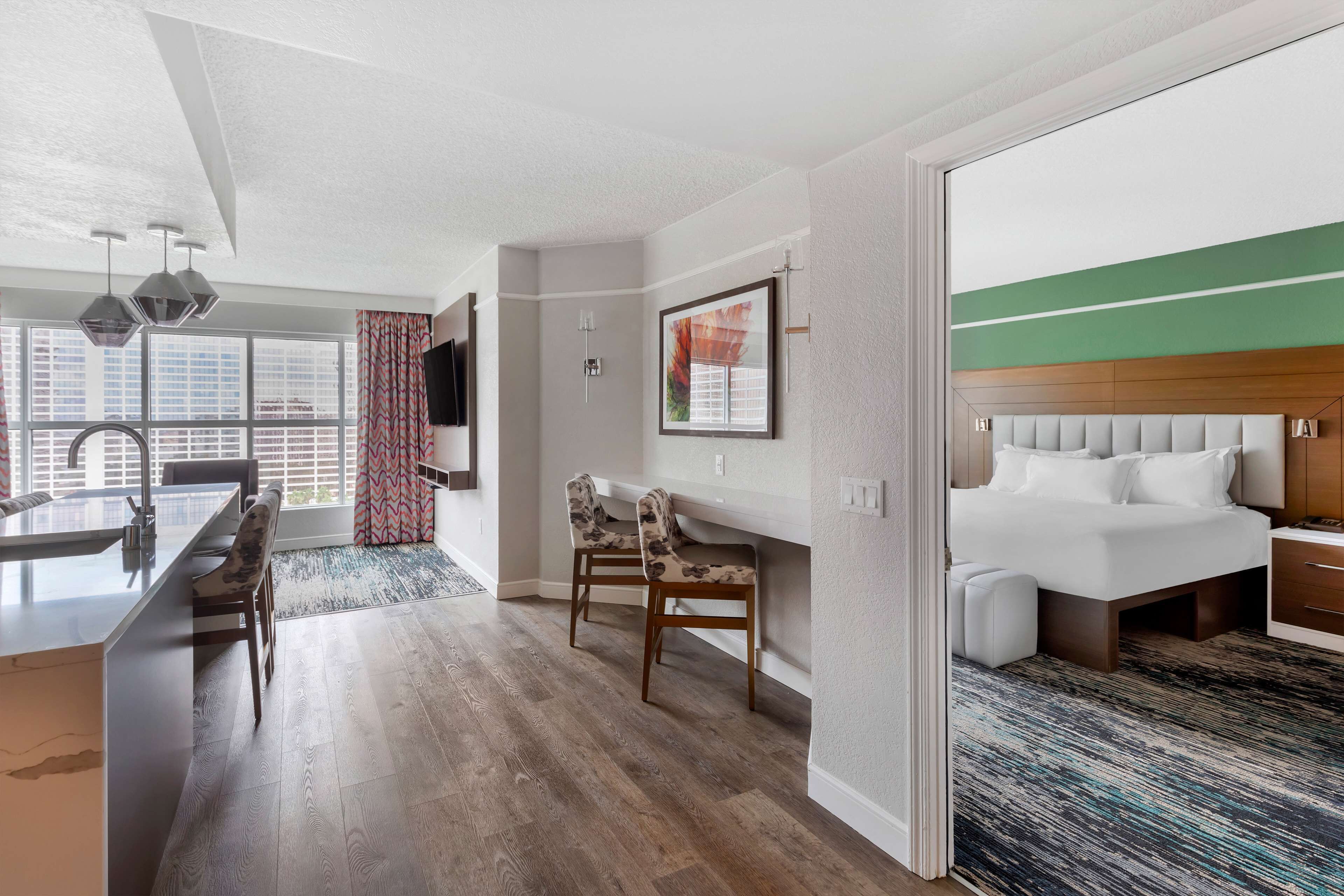 suite, 2 bedrooms, kitchen | living area | 46-inch lcd tv with cable channels, tv, dvd player