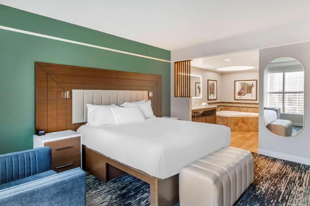 Premium bedding, down comforters, pillowtop beds, free cribs/infant beds