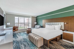 Premium bedding, down duvets, pillow-top beds, free cots/infant beds