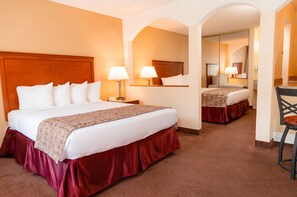 Standaard kamer, 2 queensize bedden, niet-roken | Verduisterende gordijnen, een strijkplank/strijkijzer, gratis wifi