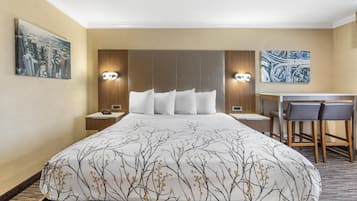 In-room safe, desk, laptop workspace, iron/ironing board